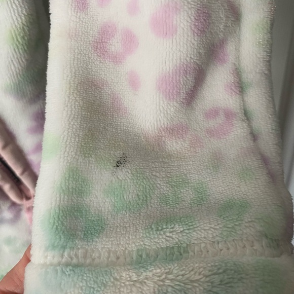 Girls Lands End fleece zip up - Picture 2 of 5